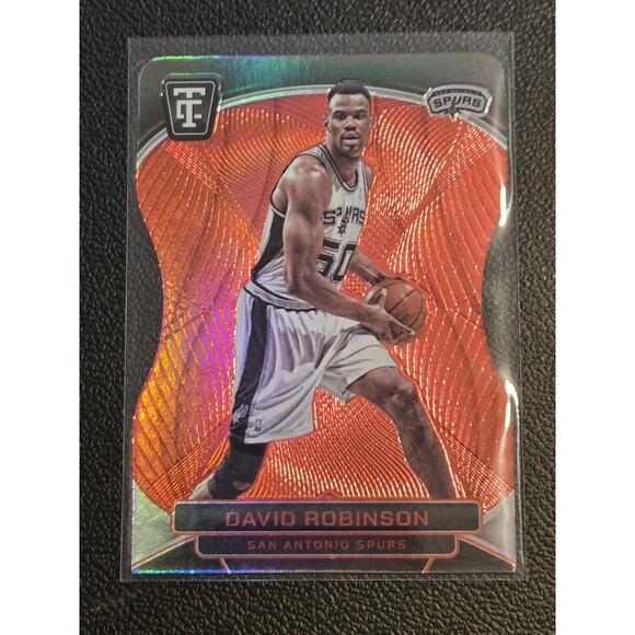 2024-25 Totally Certified David Robinson Mirror Red Platinum Die Cuts #/125 - Picture 1 of 2